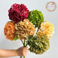 Vente en gros de fleurs artificielles réalistes en latex de haute qualité, couleur vert et blanc, pour la décoration de mariage, de la maison et de la table