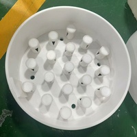 Distributeur de liquide tubulaire en PTFE, composants internes de tour sur mesure pour colonnes de compactage corrosives