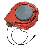 Enrouleur de câble rétractable automatique GX12 mâle-femelle 4 broches 4CX24AWG 20m – Enrouleur de câble d'alimentation GX12 mâle-femelle