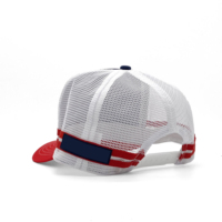 Casquette de camionneur haut de gamme en gros avec logo en cuir, casquette de baseball à fermeture à pression, casquette de camionneur personnalisée pour homme avec broderie