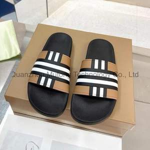 Sandalias de Diseñador con Logotipo Personalizado 2026, Sandalias de Playa de Alta Calidad para Hombre y Mujer, Estilo Casual a Cuadros para Caminar - Product Image 4