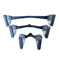 Ensemble de poignées réglables à 360 degrés pour machine à câble (Lat Pulldown, Chest Fly, Rameur) en acier, accessoires de fitness pour salle de sport