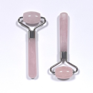 100% Natural Mini Small Face Massage Reduce Wrinkle rose quartz <b>jade</b> <b>roller</b> - Product Image 5