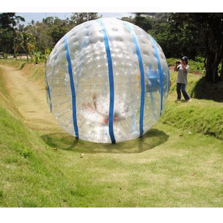 Bolas infláveis do zorb da água do esporte do inverno pela terra