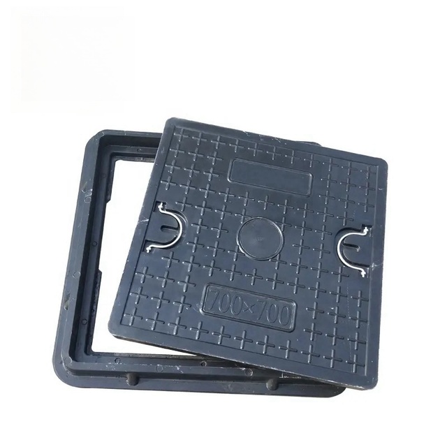 Fiberglass GRP BMC Manhole Cover Composite Underground Drainage Inspection Chamber Lid and Frame Round Manhole Cover & Frame