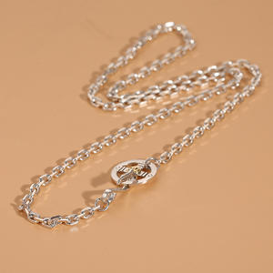 Nueva joyería Takahashi Goro <span class=keywords><strong>Goros</strong></span> Retro Cadena de esquina pluma versátil Cadena de clavícula joyería de boda - Product Image 1