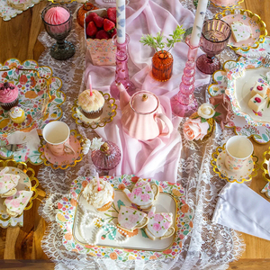 Vaisselle de fête personnalisée Décorations de table Vaisselle jetable pour fournitures de fête Assiettes et gobelets en papier personnalisés - Product Image 1