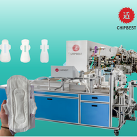 Machine de laminage de serviettes hygiéniques haute vitesse et robuste Chipbest avec moteur PLC, pompe, engrenage, roulement 220V 50/60Hz Garantie 1 an