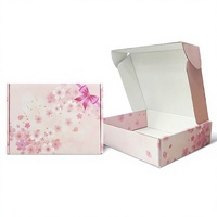 Boîte d'emballage en carton ondulé personnalisée de luxe avec logo en relief pour les petites entreprises - pour l'expédition de produits cosmétiques et de soins de la peau