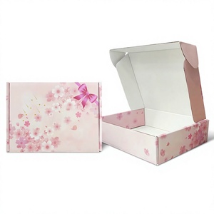 Caja de Embalaje de Cartón Corrugado con Logotipo Personalizado de Lujo, Grabado en Relieve para Pequeñas Empresas, para Envío de Cosméticos y Productos para el Cuidado de la Piel - Product Image 3