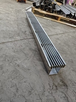 Grille de piscine en acier inoxydable 316L de haute qualité, système de drainage linéaire, grille antidérapante amovible