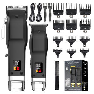 Prix Usine Kit de Coupe de Cheveux Professionnel Rechargeable sans Fil pour Barbier à Domicile Tondeuse à Cheveux Batterie au Lithium 1800 mAh - Product Image 4
