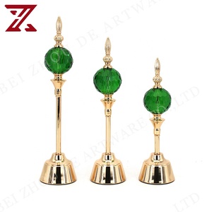 Design créatif de luxe <span class=keywords><strong>intérieur</strong></span> bureau verre artisanat vert ornements pot de bonbons <span class=keywords><strong>décoration</strong></span> de la <span class=keywords><strong>maison</strong></span> - Product Image 5