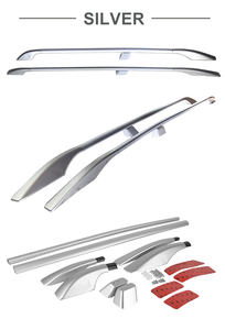 Porte-bagages en aluminium Barre de toit pour voiture Suv avec support de toit en ruban adhésif - Product Image 2