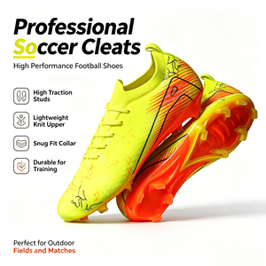 Zapatos de Fútbol Profesionales FG con Tacos Largos, <span class=keywords><strong>Botas</strong></span> de Fútbol Transpirables para Hombres, Adolescentes y Niños, Tacos de Entrenamiento al por Mayor - Product Image 2