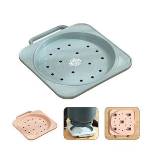 Custom Logo New Design Flower Pot Moving Tray With <b>Wheels</b> Moving Tray With <b>Wheels</b> <b>Plastic</b> Flower Pot Saucer - Product Image 2