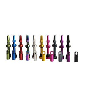 Vente en gros de valves de pneus sans chambre à air en alliage d'aluminium allongées pour vélo, 40/60/80 mm, <span class=keywords><strong>valve</strong></span> de <span class=keywords><strong>pneu</strong></span> sans chambre à air pour vélo - Product Image 6