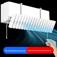 Déflecteur d'air AC manuel réglable pour climatiseurs divisés Gamme de tailles 560-1020mm Améliore la circulation de refroidissement et de chauffage