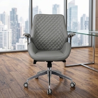 Chaise de bureau moderne de luxe avec dossier ergonomique en contreplaqué 9 plis, confortable, durable et écologique