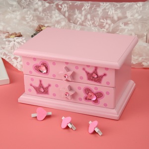 Caja Musical <span class=keywords><strong>de</strong></span> Madera Personalizada con Bailarina para Niñas, Caja Musical <span class=keywords><strong>de</strong></span> <span class=keywords><strong>Ballet</strong></span>, Joyero, Regalo <span class=keywords><strong>de</strong></span> Cumpleaños al por Mayor - Product Image 3