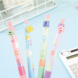 ปากกาเจลรูปการ์ตูนน่ารักขนาด0.5มม. ออกแบบโลโก้ได้ตามต้องการความคิดสร้างสรรค์ของนักเรียน - Product Image 3