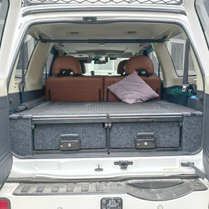 Y61 Car <b>Bed</b> <b>Slide</b> Out Drawer Storage Car Truck 4WD Drawer Set up for Patrol Y61 Nissan Dual Sliding Drawers - Product Image 1