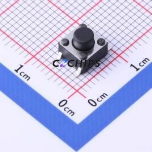 TSD003B05518A Tactile Switch SMD-4P,6x6mm Switch Round Button 1.8N Vertical Mount 6mm - Product Image 1