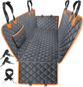 Funda de Asiento de Coche para Mascotas Personalizada OEM, Funda Impermeable para Asiento de Mascotas, Hamaca para Perros, Funda de Asiento de Coche Antideslizante con Ventana de Malla - Product Image 2