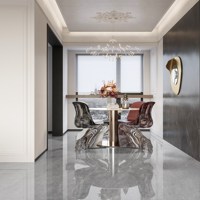 Grande Promotion : Carreaux Muraux et de Sol en Marbre Gris Poli 900x1800mm Antidérapants pour Salle de Bain, Salle à Manger, Salon, Villa