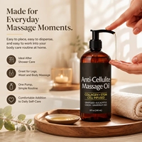 Huile de massage corporel anti-cellulite raffermissante et amincissante multi-usage pour adultes, infusée au citron, huile essentielle composée pour SPA