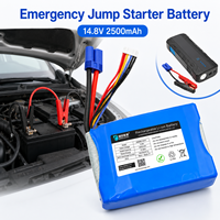 Batterie Li-ion rechargeable 14,8 V 2500 mAh 40C à décharge rapide pour démarreur de voiture OEM ODM UN38.3 CE