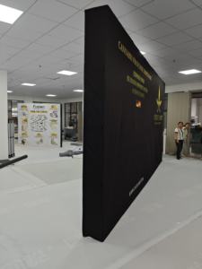 Modern Foldable Portable Iron Mesh Display Rack Wholesale for Annual Meeting Events Digital <b>Printing</b> Sign-In Other Display Needs - Product Image 6