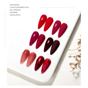Free Sample design OEM Private Label nail salon gel uv 6 colors nails polish kit professional japan kaniu gel nail polish