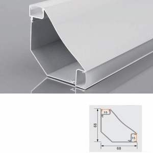 Bonne qualité perfil de aluminio para leds avec pc diffusé grande taille <span class=keywords><strong>angle</strong></span> top lumière linéaire aluminium <span class=keywords><strong>Led</strong></span> profil blanc noir <span class=keywords><strong>3m</strong></span> - Product Image 2