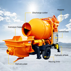 Nouvelle conception d'usine, pompe malaxeuse à béton diesel <span class=keywords><strong>35</strong></span>-50, malaxeuse à ciment 2 sacs à vendre - Product Image 2