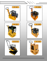 Compacteur de plaques électrique HT~200E à prix abordable, force de compactage de 18KN, machine de compactage de sol robuste pour la réparation routière