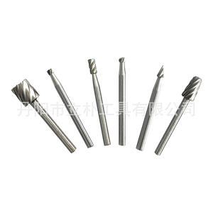 Juego de limas rotativas de acero de alta velocidad Li Pu de 6 piezas, brocas de pulido para carpintería de 3 mm y 40 mm para herramientas de bricolaje - Product Image 4