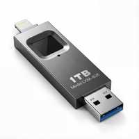 Memoria USB Metálica de 256GB/128GB, USB 3.0, Nueva