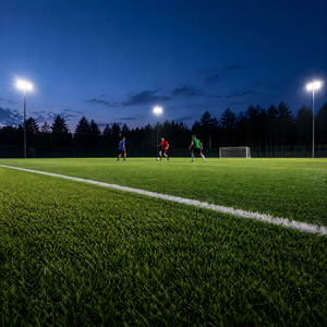 Gazon artificiel synthétique professionnel résistant à l'usure et personnalisable pour terrain de football, terrain de sport et aire de jeux - Product Image 5