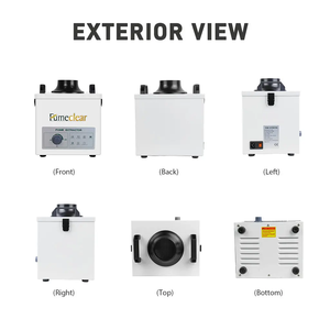 <span class=keywords><strong>Extractor</strong></span> de Humos FumeClear de Alta Succión con Filtro HEPA, Eliminación de Humos para 110V a 220V, Apto para Soldadura de Escritorio - Product Image 6