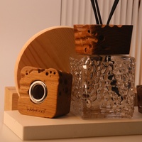 Tapas de Madera Personalizadas WeWood de Vietnam de 24 mm y 28 mm, Tapas Antiderrames y Resistentes a Químicos para Botellas de Difusores de Aromas
