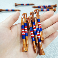 Accessoires de golf personnalisés : Clip de chapeau à motif de balle de golf, marqueur de balle incurvé, tee de golf en bois personnalisé en gros pour événements de tournoi