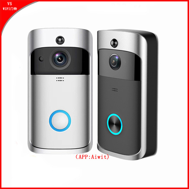 LEDEAST V5 Intelligent Home Wireless Wi-Fi Intelligent Video Doorbell With Camera and Intercom Wi-Fi Ring Doorbell