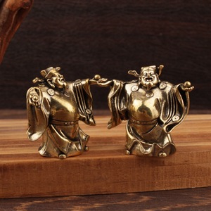 Figurine en laiton du Dieu de la Richesse, décoration Feng Shui pour la maison et le bureau, ornement de salon, cadeau du Nouvel An chinois - Product Image 3