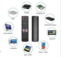Control Remoto por Voz Inteligente OEM/ODM Compatible con 2.4G BT para Android TV Box, Proyector