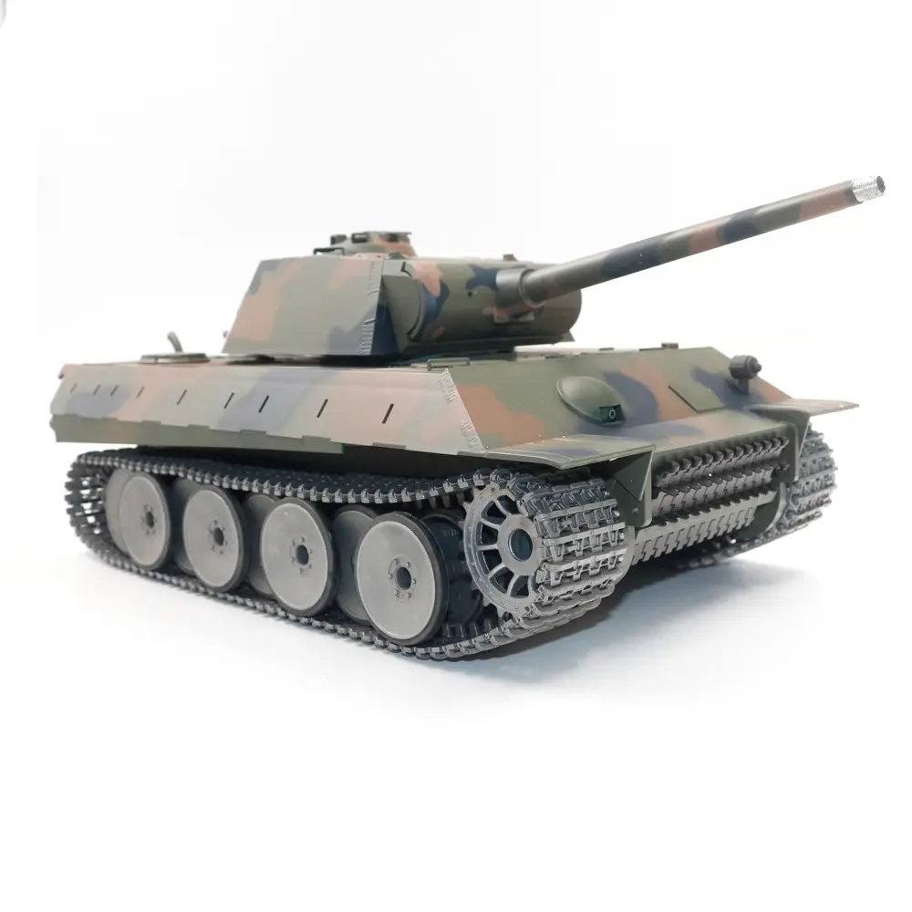 Hot Sale 2.4Ghz Rc 1/16 German Panther RC Main Battle Tank Battle R/C Henglong 3819-1Pro RC Tank Tik Tok