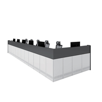 Haute qualité ergonomique led sécurité Traffic Control Center Room Console Desk Multimedia Monitoring Control Room Desk