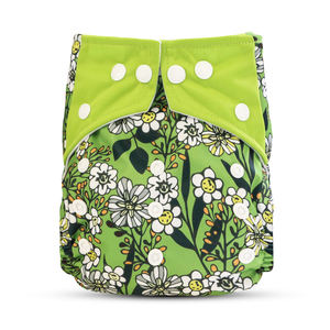 Venta al por mayor de personalización de impresión de bebé reutilizable cómodo paño pañal cubierta para bebé - Product Image 5