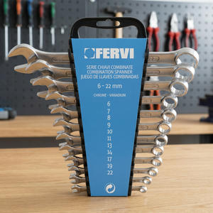 FERVI SERIE COMBINED KEYS เครื่องมือซ่อมยางพร้อมขนาด 6-22 มม. น้ำหนัก 1.12 กก. SKU 0073 - Product Image 3