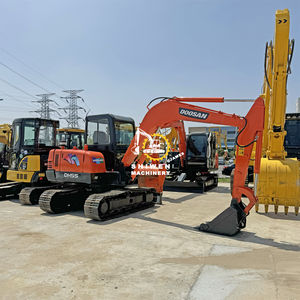 Miniexcavadora Doosan DH55 usada, bajas horas de trabajo, alto rendimiento; maquinaria lista para enviar con bomba de motor central - Product Image 2